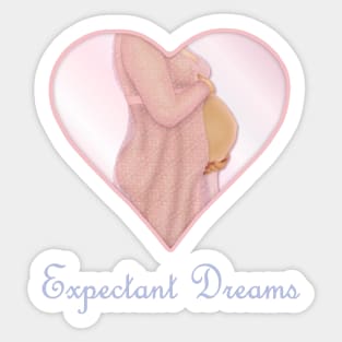 Expectant Dreams Sticker